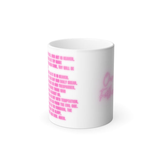 Morphing Mug - Color Changing Our Father Prayer