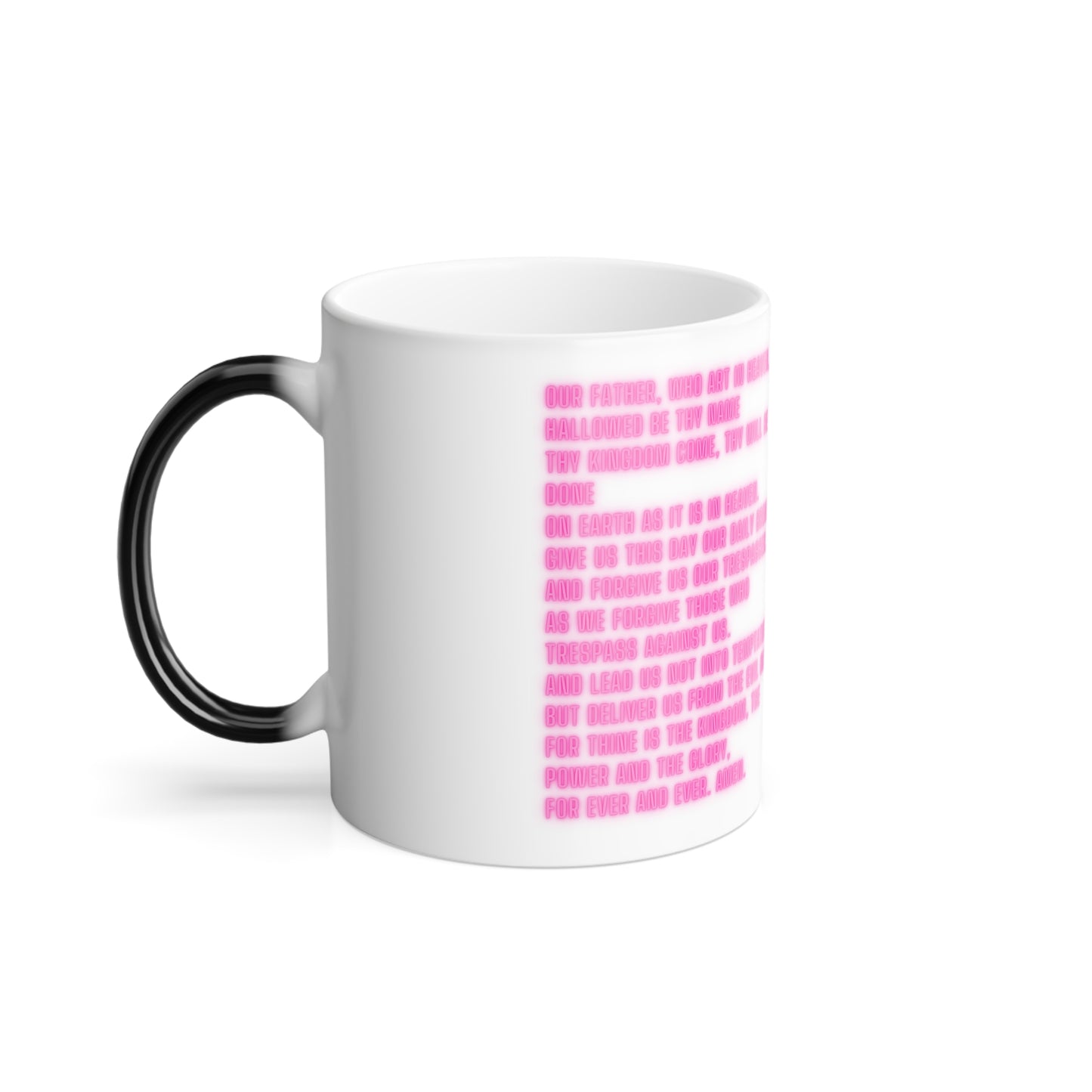 Morphing Mug - Color Changing Our Father Prayer